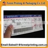 2014 Best Quality Boarding pass Thermal Paper