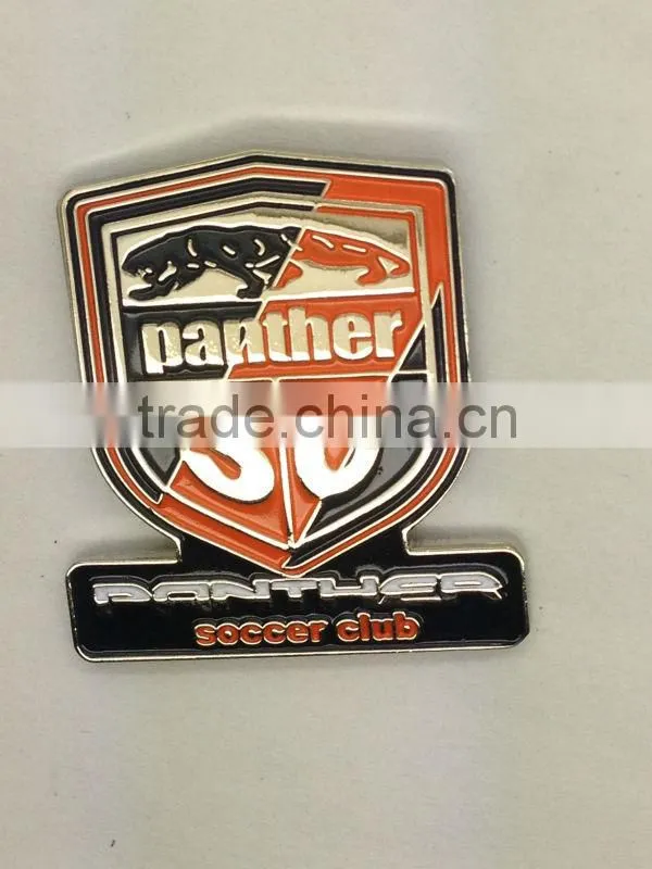 2014 GOLD Custom Soft Enamel Metal Badge /gold lapel pins