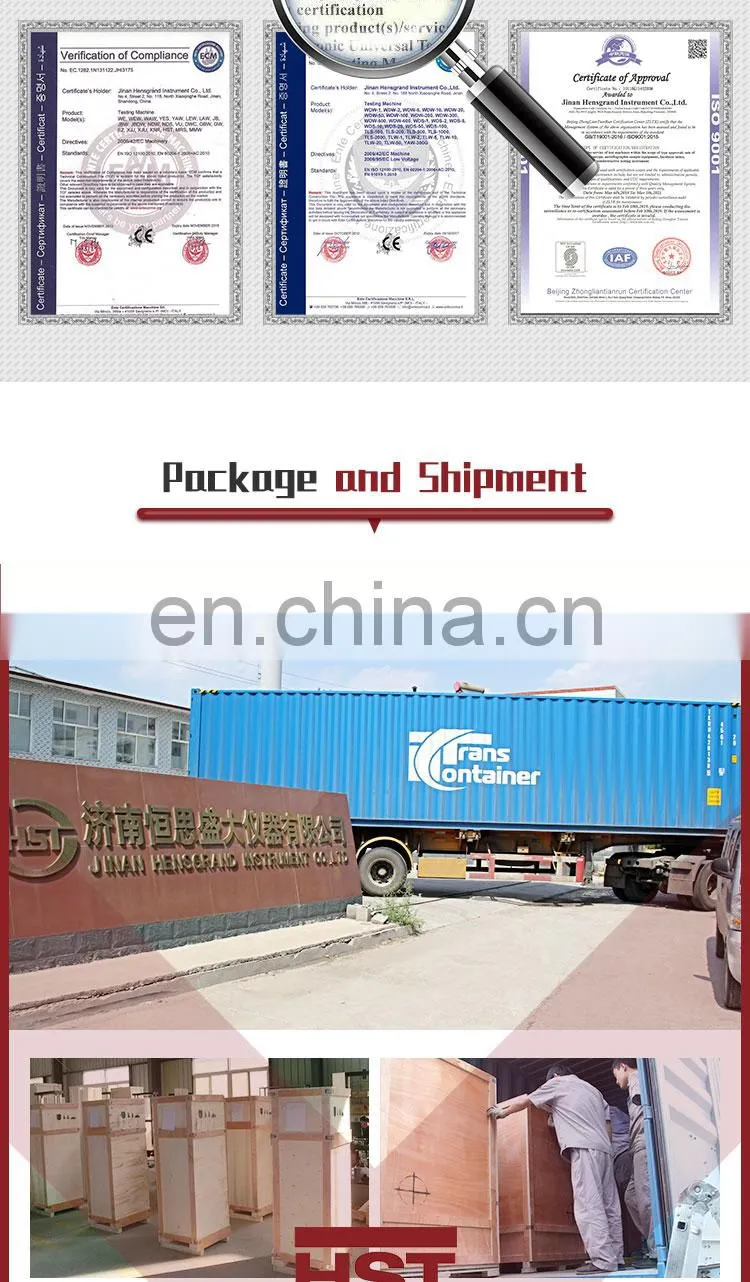 HST 2000kN 200Ton 5000kn 500ton Wire Rope Chain Webbing Sling Tensile Testing Machine Horizontal Test Bed