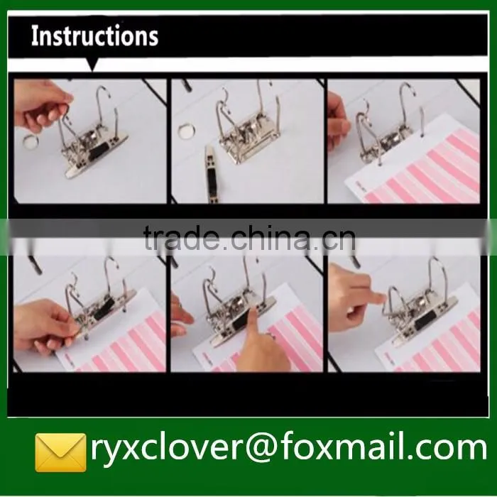 Paperboard 2d ring lever arch file folder with finger ring