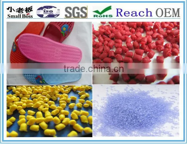 colorful pvc granules for all kinds of slipper