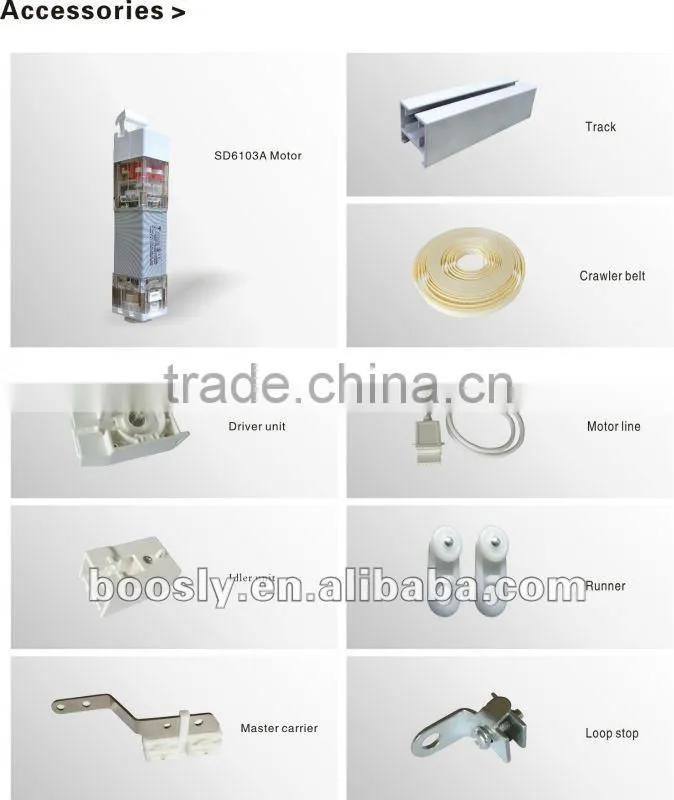 motorized curtain track