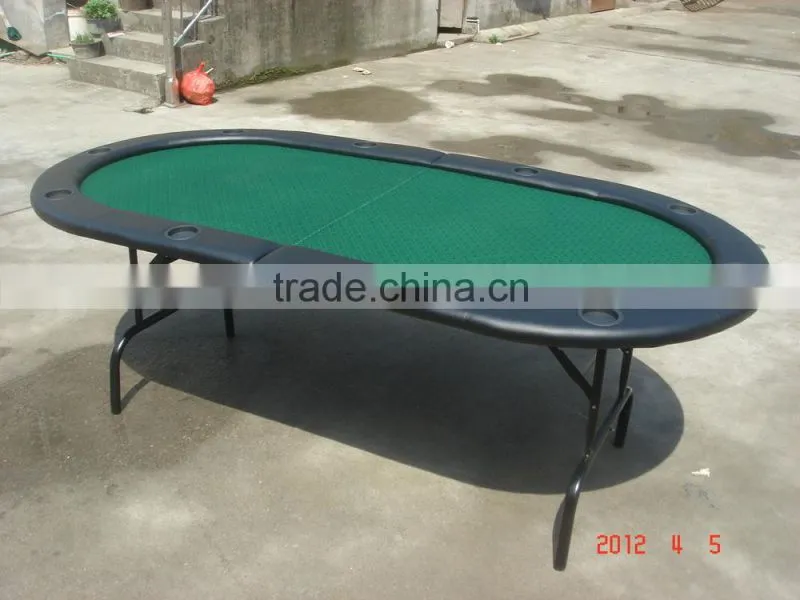 7ft Texas Holdem Folding Poker Table with High Speed Cloth