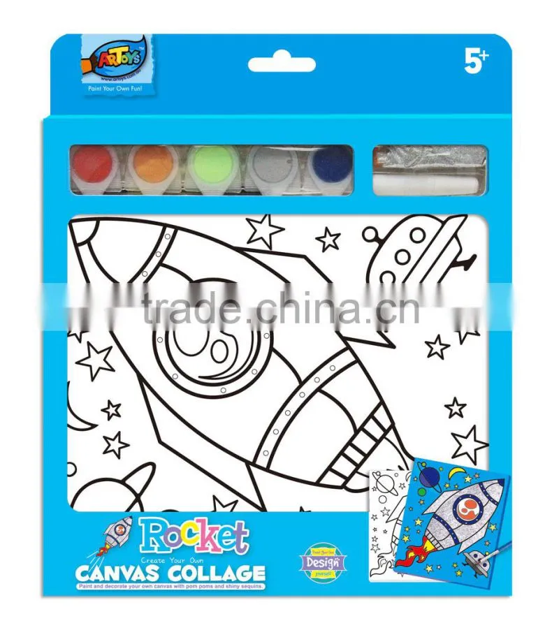 Rocket Canvas Collage ARTOYS A0066
