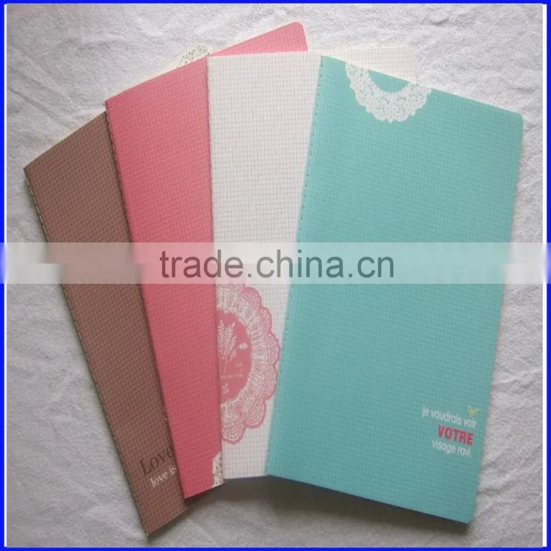Cute Cartoon Student Girls Diary Pocket Planner Journal Notebook