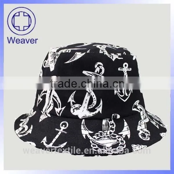 Stylish high quality floral printing bucket hat floral pattern