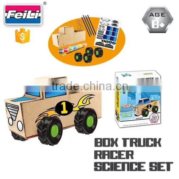 promotional craft toys dinosaur racer science creative toys for school