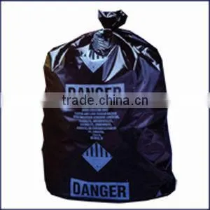 rubbish bag for asbestos fibers