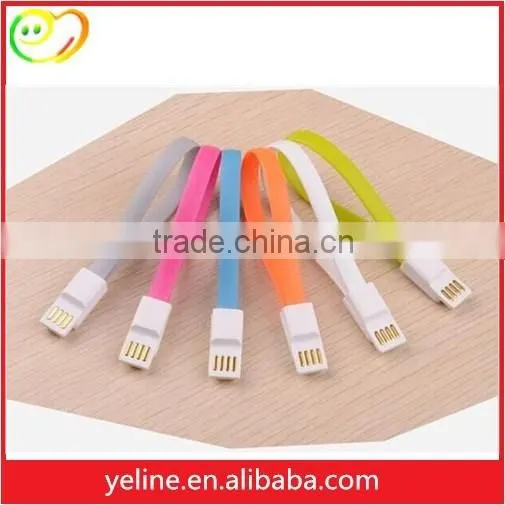 V8 to USB 2.0 data cables with holder for huawei 7i/mate 8/p9