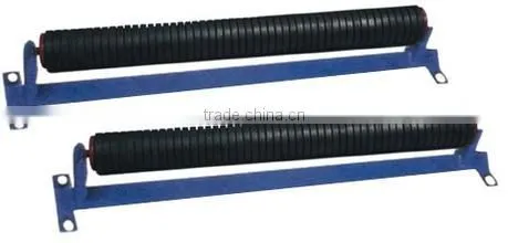 Rock Bottom Belt Conveyor Rubber Coated Roller/Idler with ring