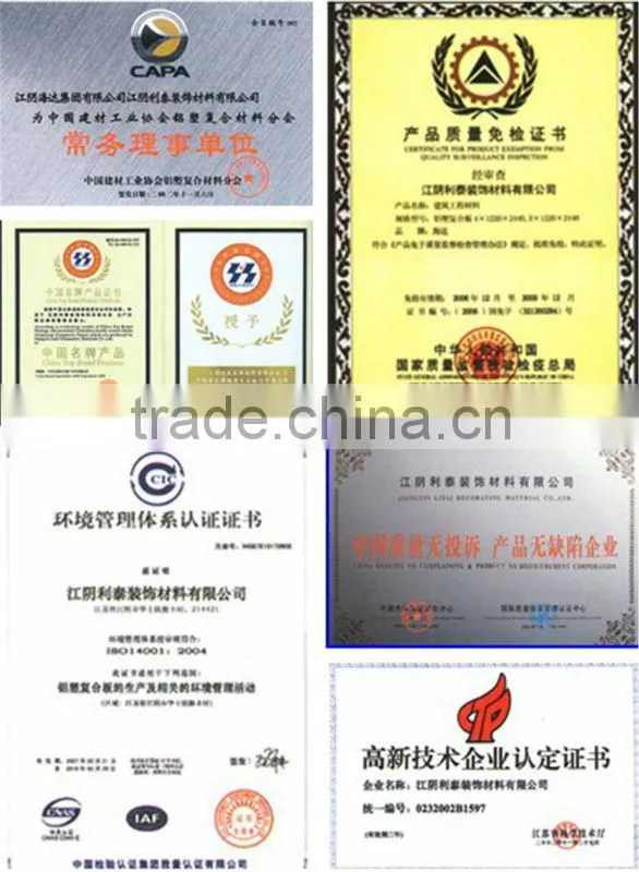 Haida fireproof core aluminum composite panel