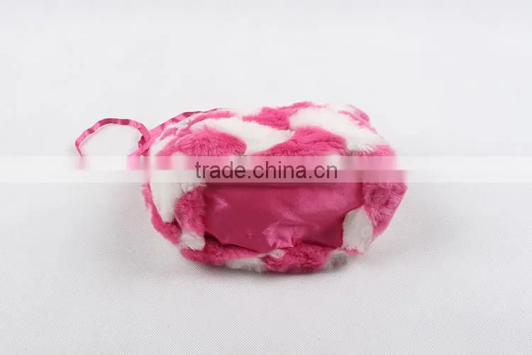 2015 hot selling kids coin bag baby girl plush bag with pearls