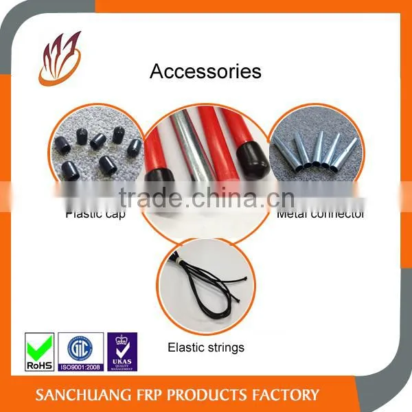 Folding Outdoor Camping Fiberglass Tent Pole
