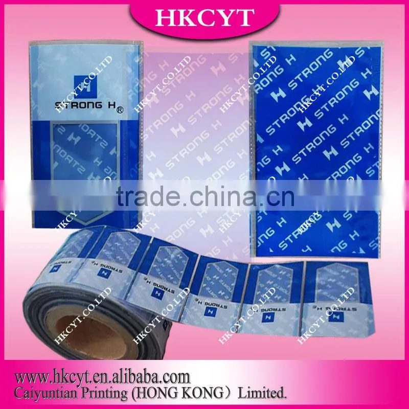Custom printed food packaging plastic roll film / Laminated plastic aluminum foil small roll film