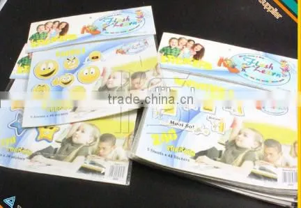 china factory cheap printing custom children sticker book for kids promotioanl stationery