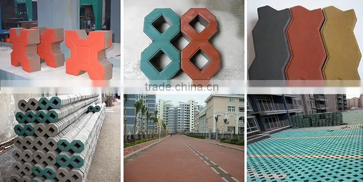 Hydraulic concrete paver color brick making machine for paving road FL150T