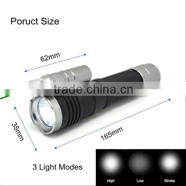 (120066) High brightness best price rechargeable sky ray flashlight
