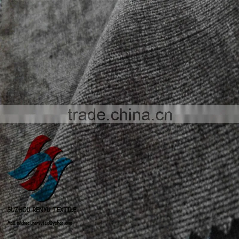 Jiangsu Factory Poly/Nylon TWO TONE Corduroy sofa fabric