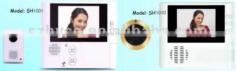 Doorbell/Zoom Function 0.3MP Digital Peephole Door Viewer