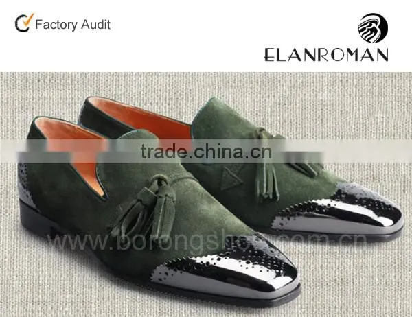 New arrive men loafer style with metal goodyear safety shoes