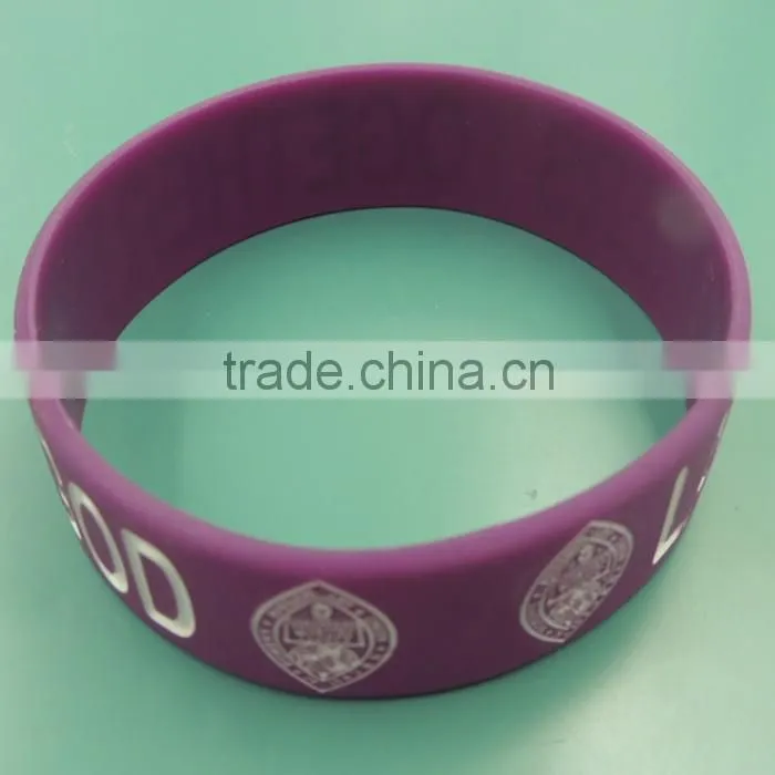 Silicone Wristband China Factory Free Sample Wholesale Fashion Cheap Custom Silicon Wristband