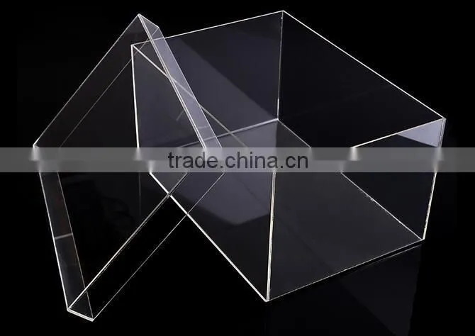 2016 acrylic storage box new deaign for kids or adult shoes packaging
