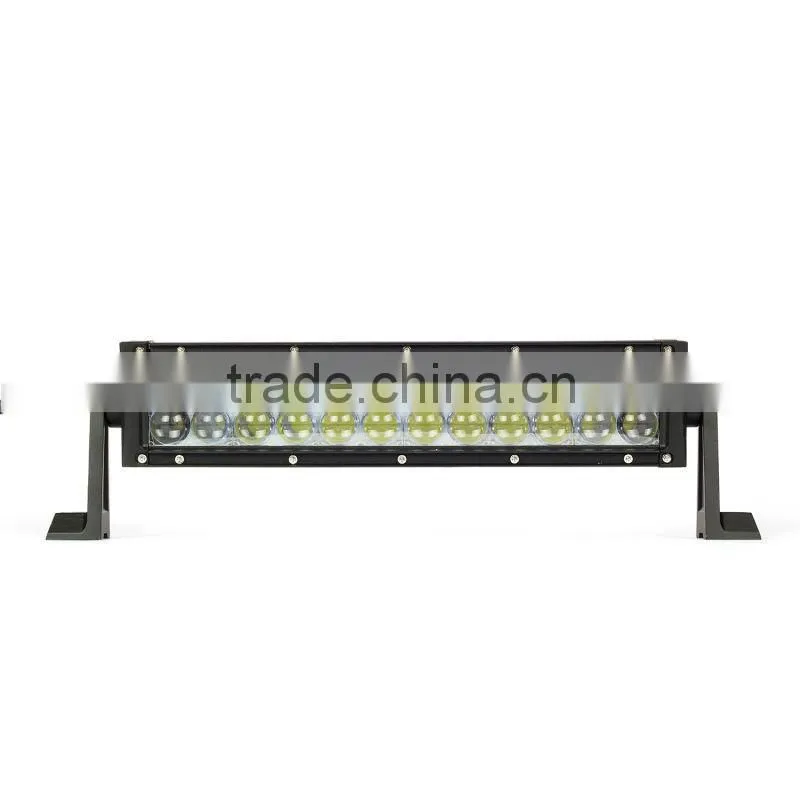 2 row led light bar 72w with 4d lens,truck driving lamp