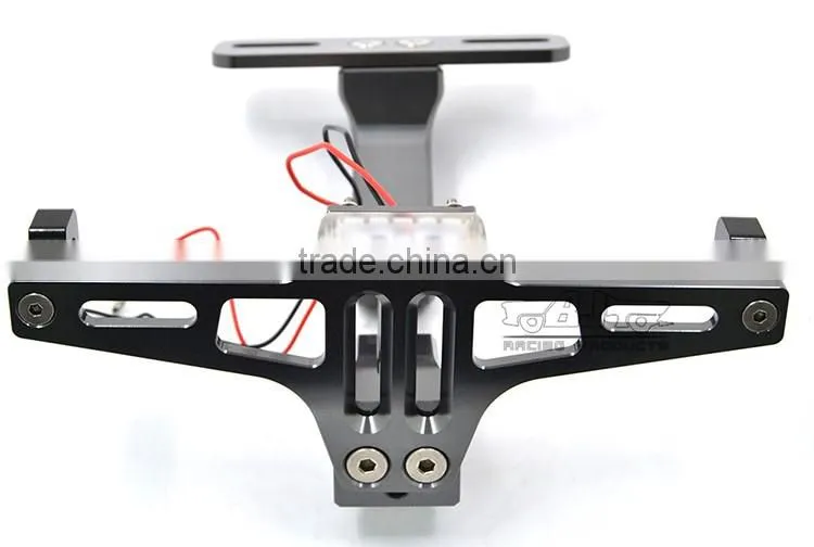 BJ-LPL-039 Manufacturer Aluminum Universal Motocross License Plate Holder Bracket with LED