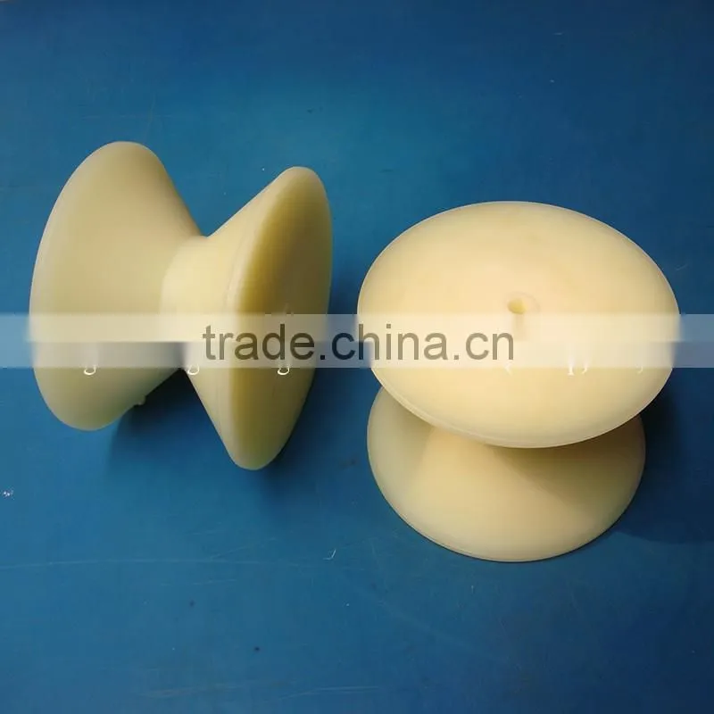 Manufacture ODM & OEM wear resistance nylon pa66 pulley v groove wheel