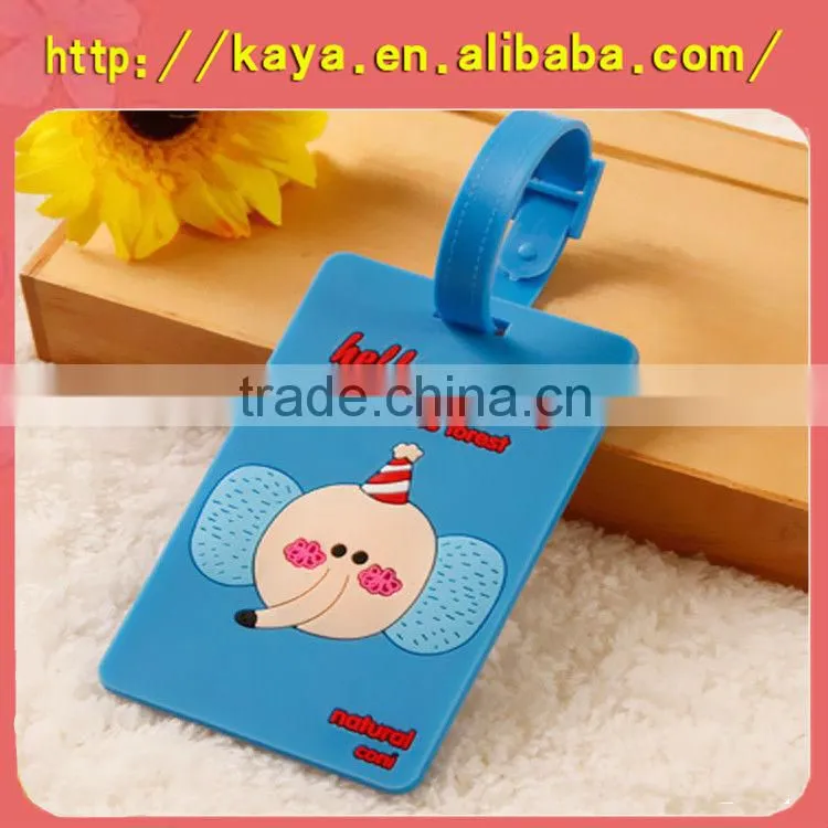 Embossed soft PVC travel gift items