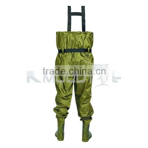 CHN-81202 adjustable suit fishing waders tackles green fishing wader boots