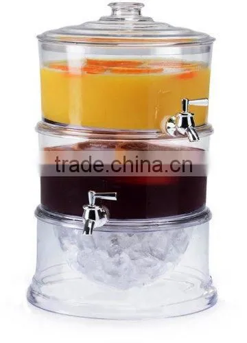 electric plastic Two Tier beverage dispenser