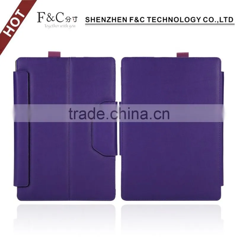 2016 Manufacture Wholesale High Qulity Hot Selling Flip Leather Tablet Case for surface pro 4