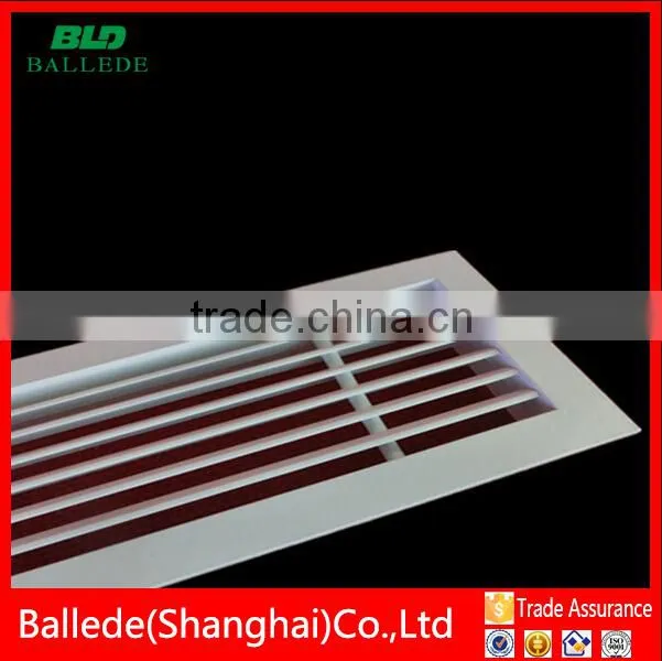 Interior slot diffuser air grille