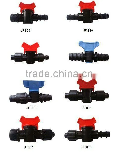 dual barbed mini valve irrigation