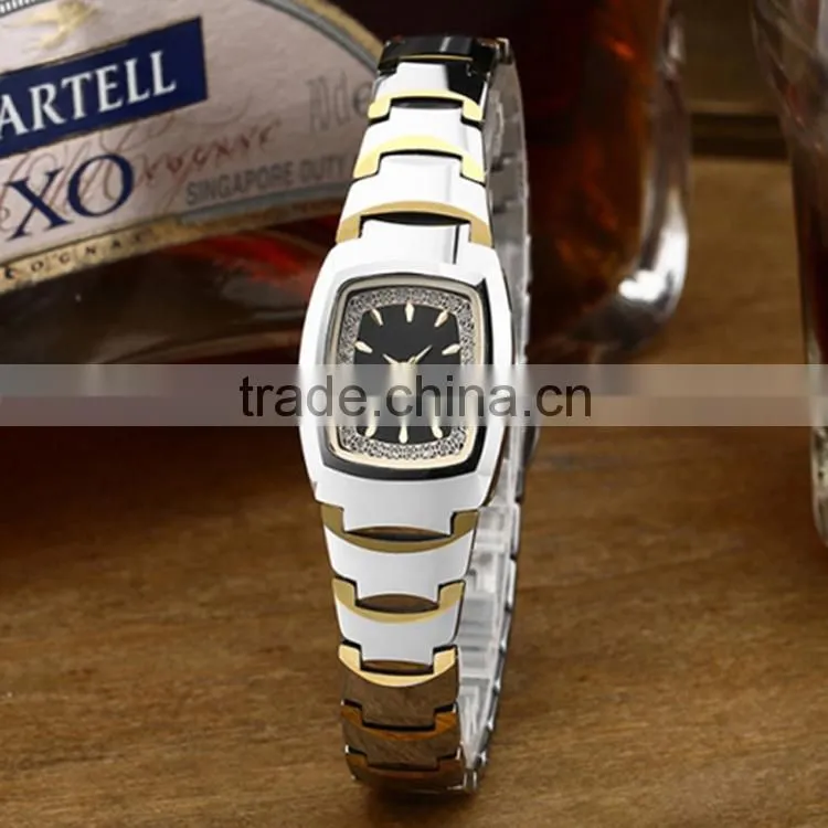 Elegance tungsten watch high quality sapphire glass watch tungsten band watch