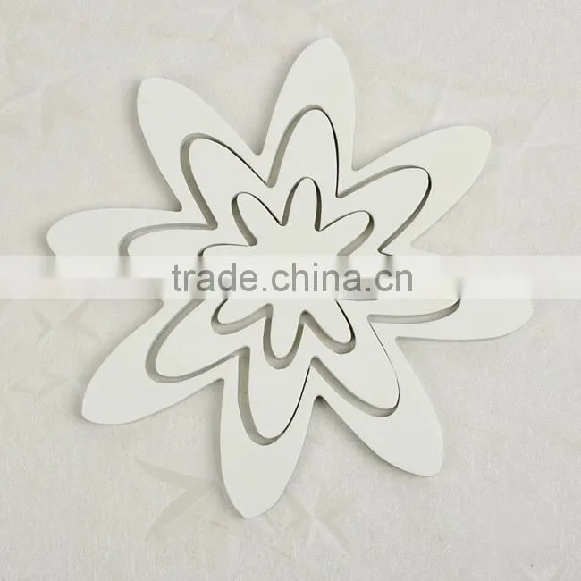 Cheap 3D MDF wall adhesive decoration 117*117MM