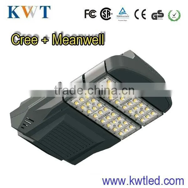 cob led street light with cree chip+MW driver 3 years guarranty road lamp