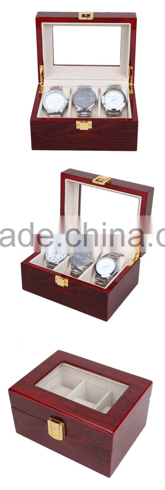 Custom watch box size with clear window