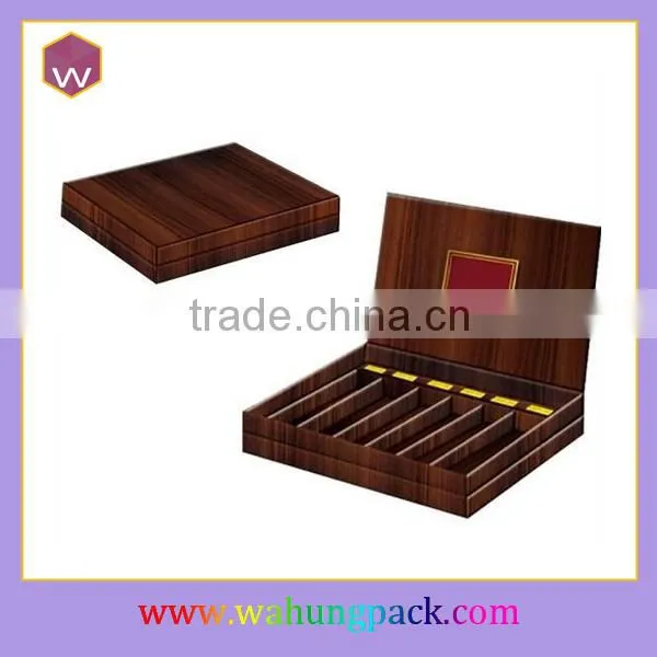 handmade white lacquer wooden gift box for tea bags