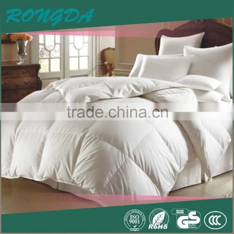 cotton quilts made, jacquard feather quilt, high quality goose down quilt/comforter/ duvet