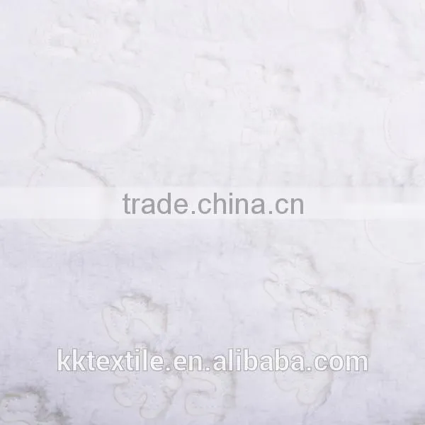 High quality puppy paw print PU leather laser embroidery design lint free lace fabric