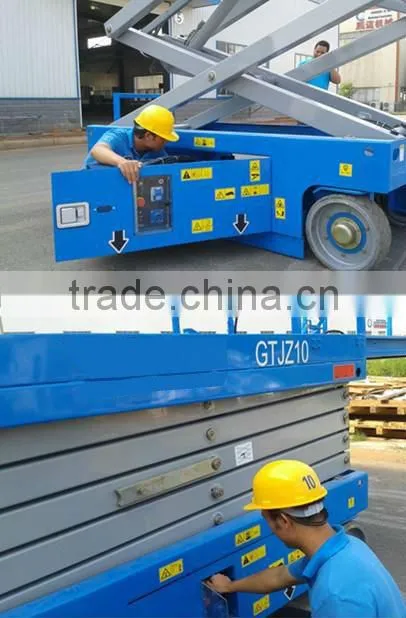 GTJZ12 Self-propelled scissor aerial work platform-electrical