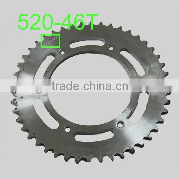 China Big dirt bike motorcycle chain sprocket