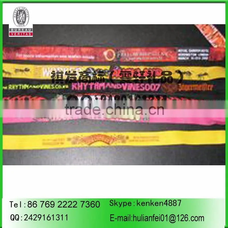350*15mm colorful woven wristband