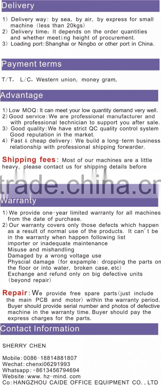 Heavy -duty Good Cutting Precision Hydraulic Paper Cutting Machine ( WD-670H)