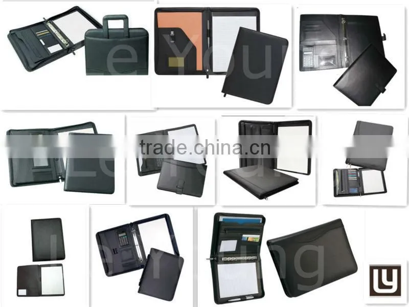 Soft Leather Professional Portfolio With Ring Binder