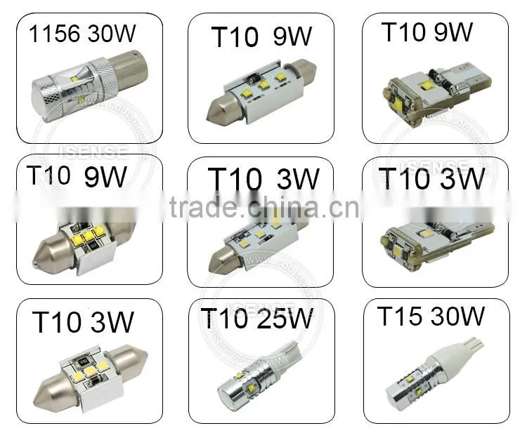 T10 high quality led car light c5w led canbus, 36mm led festoon, 3W car led reading light