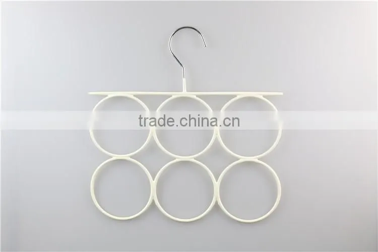 Laundry wire hanger factory in china for scarf Round Metal Hanger