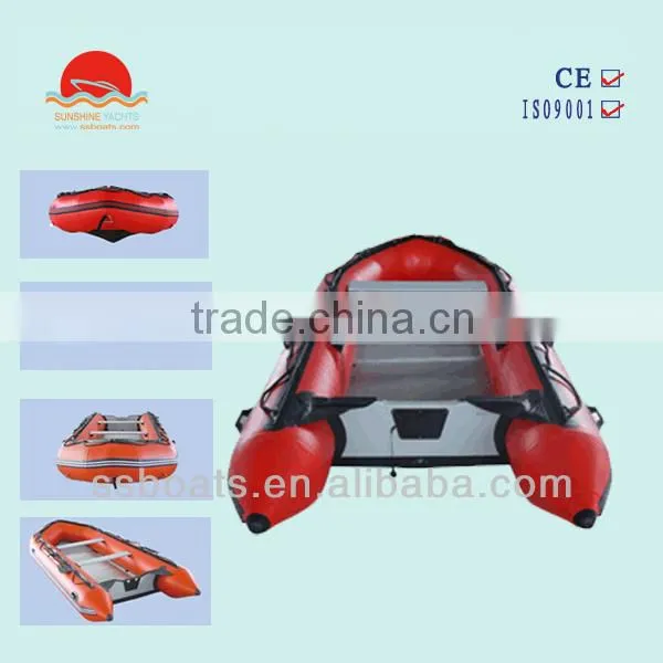 Sunshine 3.8m aluminum hull inflatable assault boat